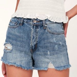 EVIDNT High Waist Boyfriend Short